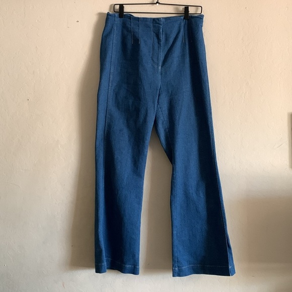 Jason Wu Womens Jeans Blue Denim Boot Cut Mid Rise Casual Medium Wash Size 10 - Picture 2 of 10